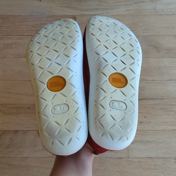 Samuel Hubbard Red Wool 🦙 Clog / Shoes Women's Size 9 Made In Portugal - Picture 5 of 9